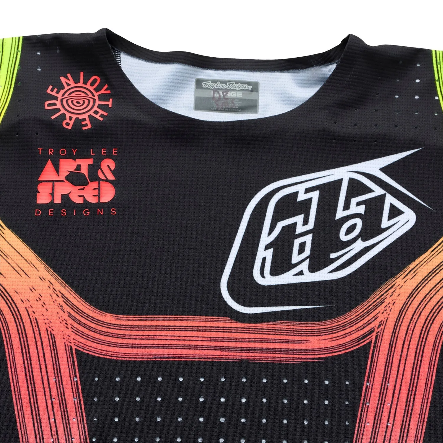 Troy Lee Designs SE Pro Stripes Maglia Black Multi