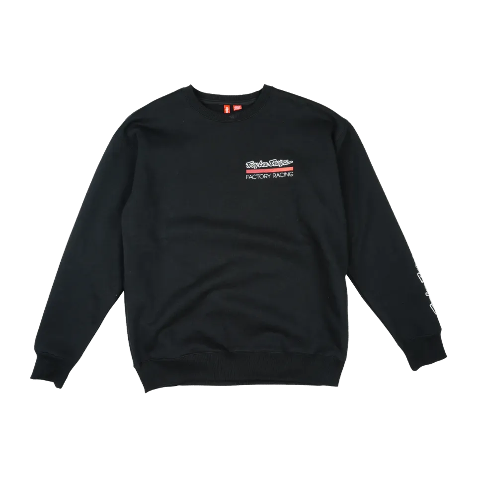 Troy Lee Designs Factory Racing felpa uomo Black Red