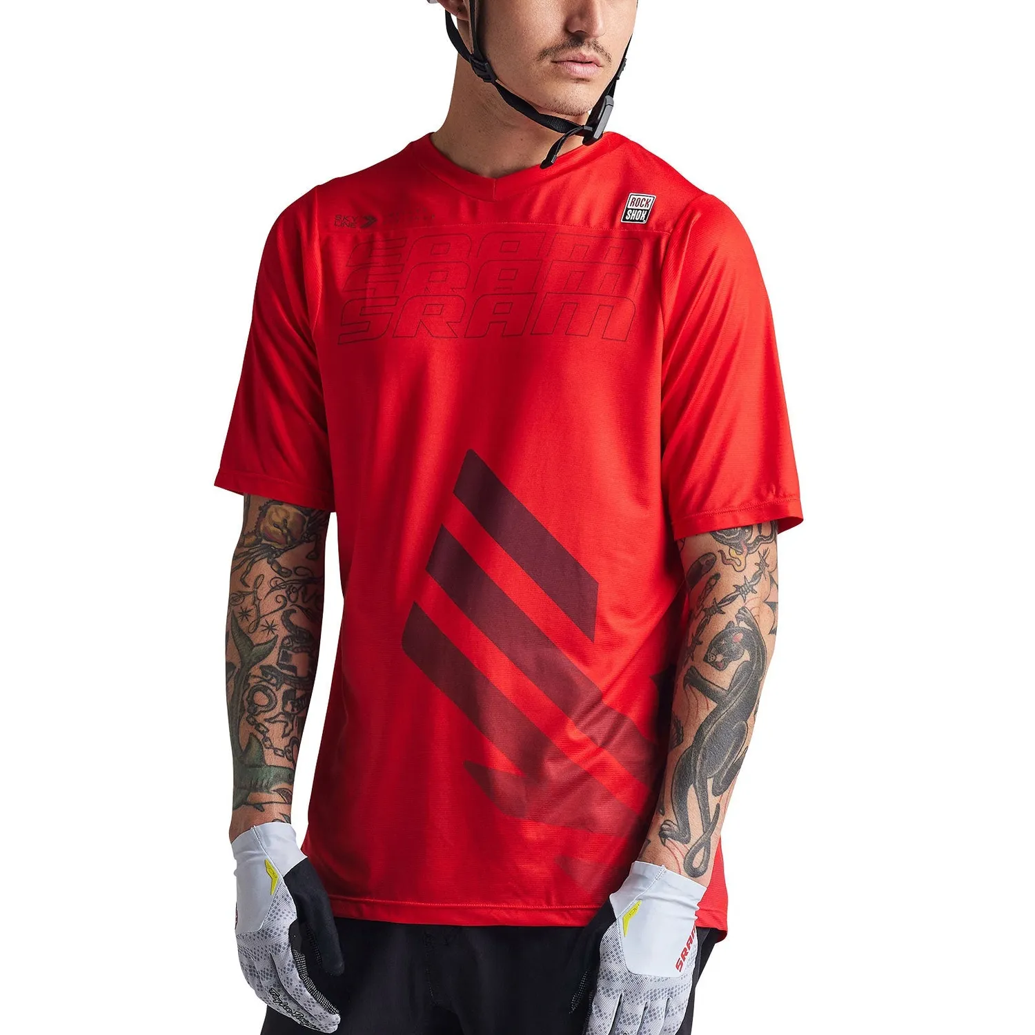 Troy Lee Designs Skyline SRAM Eagle maglia bici rossa leggera