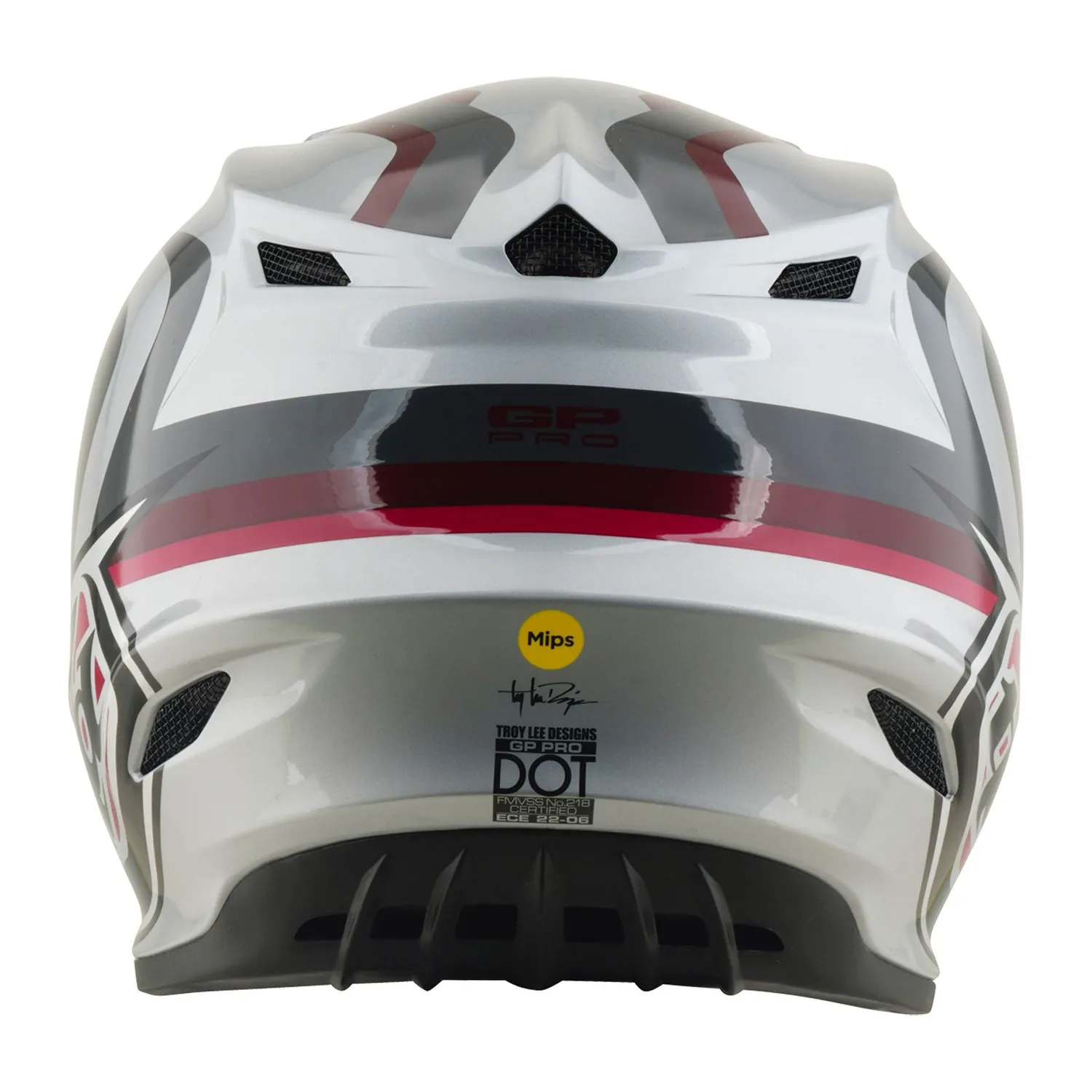 Troy Lee Designs GP Pro Slides Casco Motocross Grigio MIPS