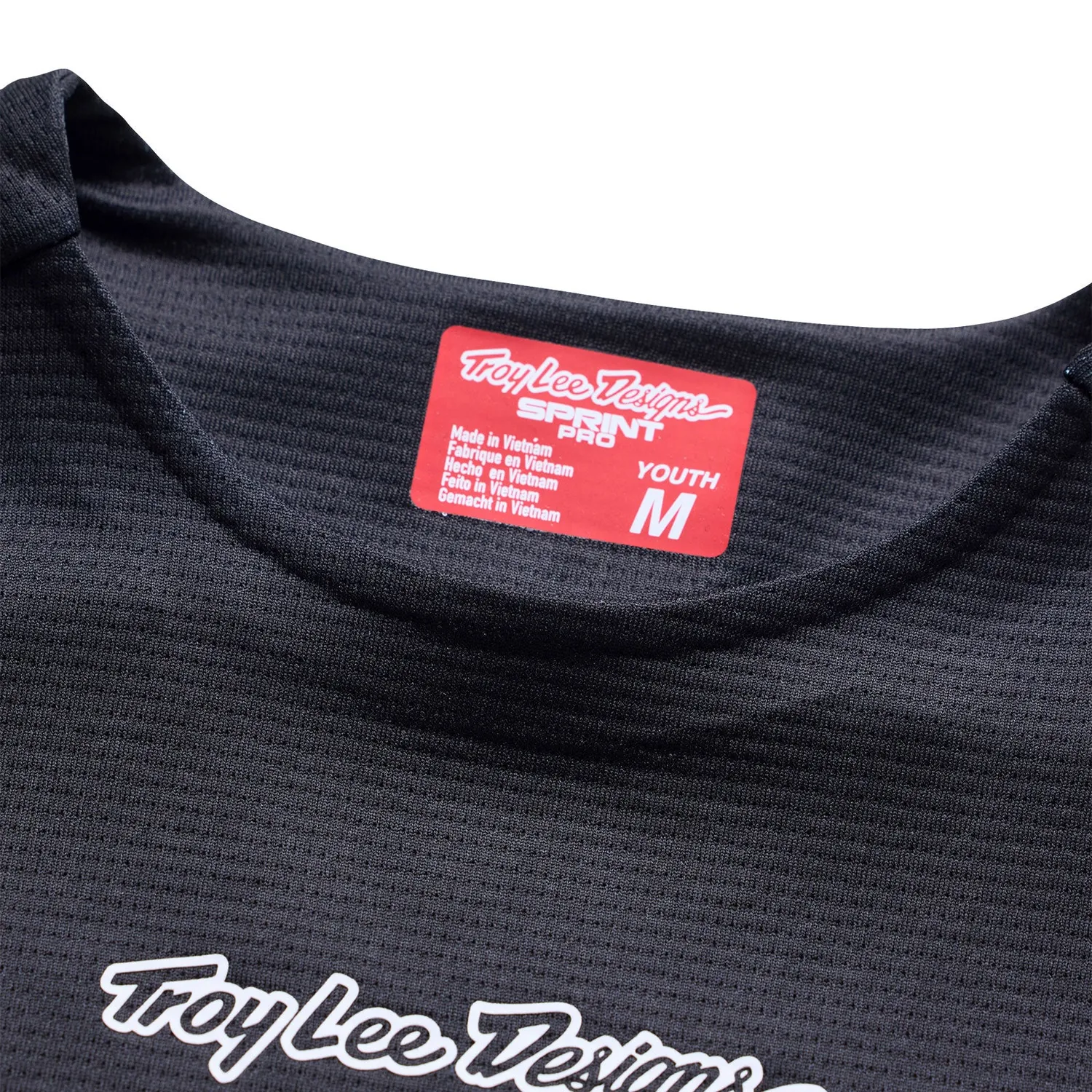 Troy Lee Designs Sprint Pro maglia bambino nero race fit