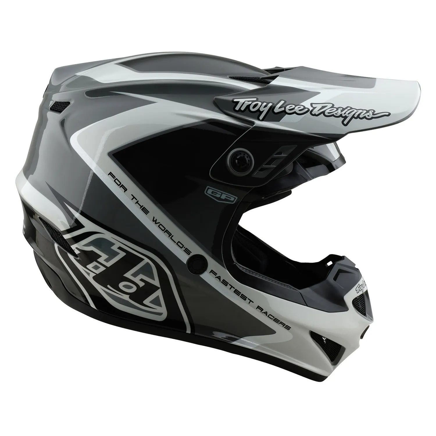 Troy Lee Designs GP Shutter casco moto Grey