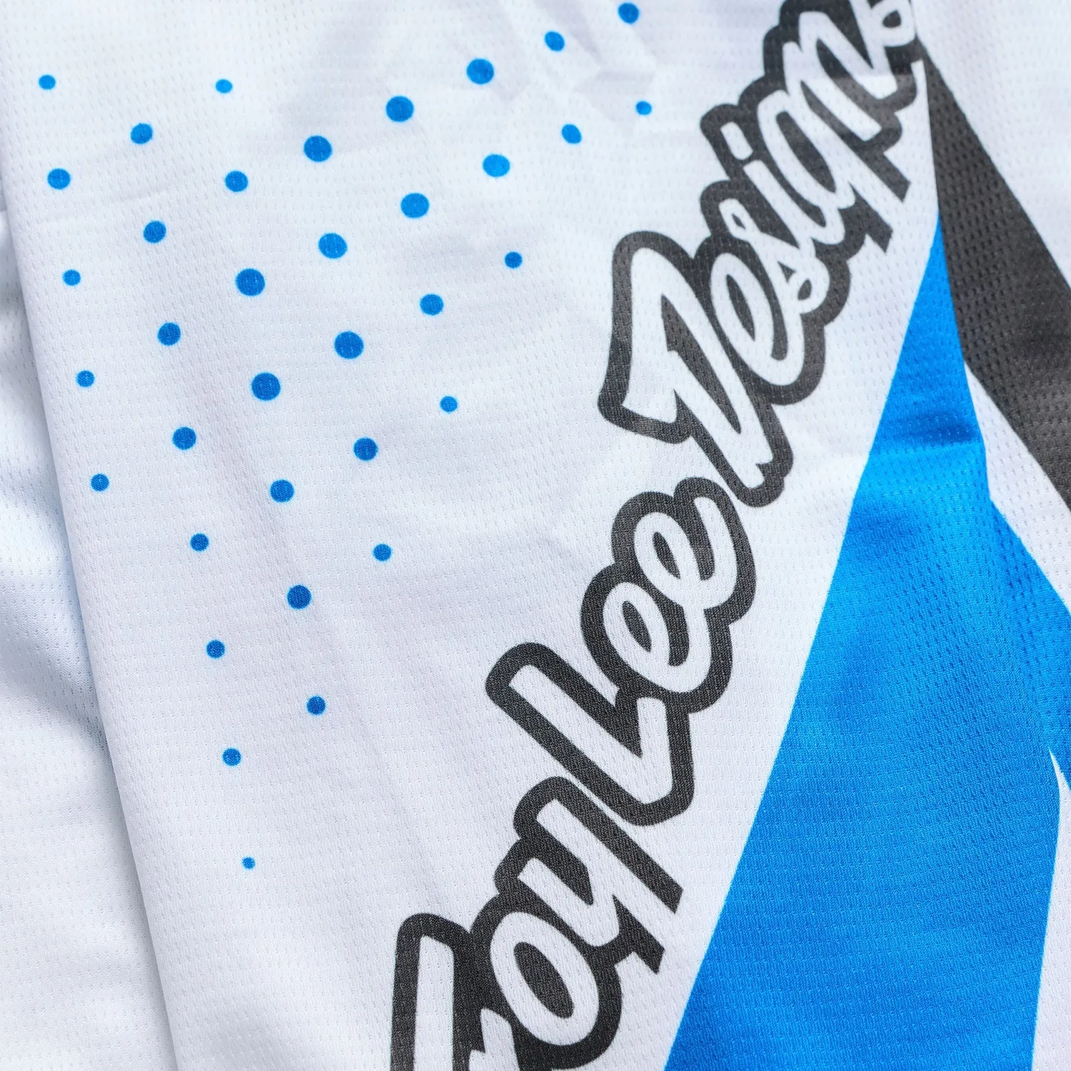 Troy Lee Designs GP Pro Roller Maglia Moto Bianco Blu quotidiana