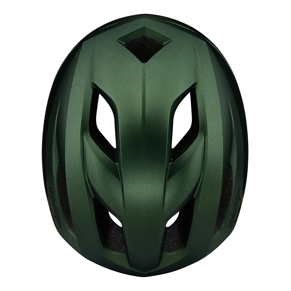 Troy Lee Designs Grail Badge casco bici Forest Green MIPS