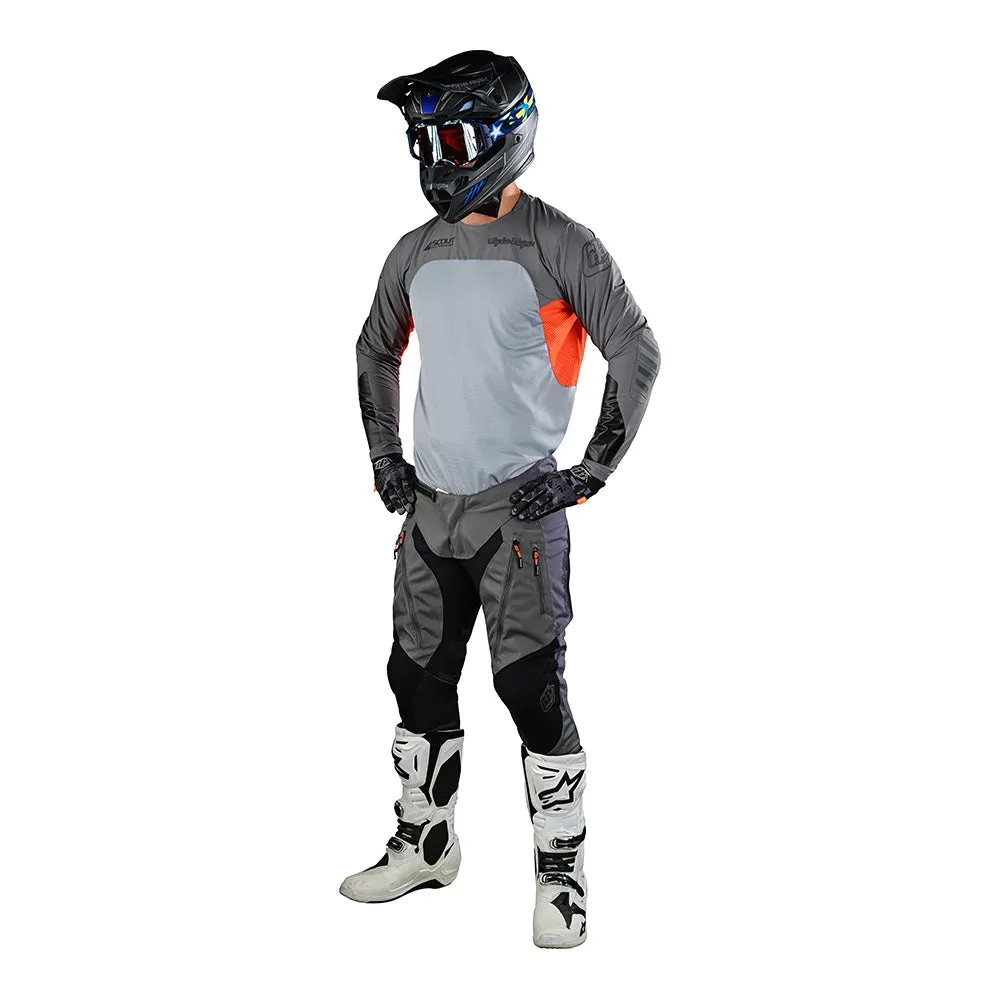 Troy Lee Designs Scout SE pantaloni moto grigio nero