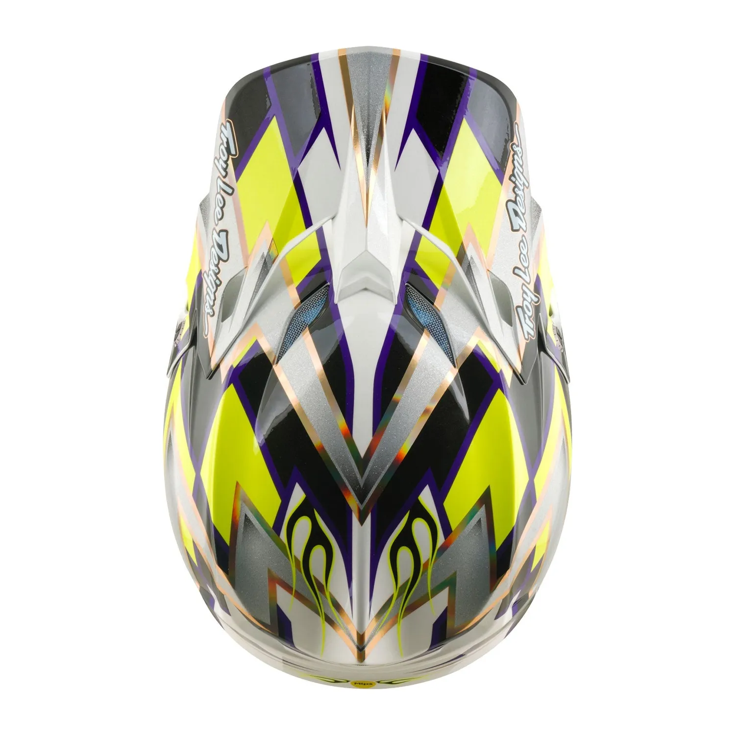 Troy Lee Designs SE5 Composite casco cross bianco nero MIPS