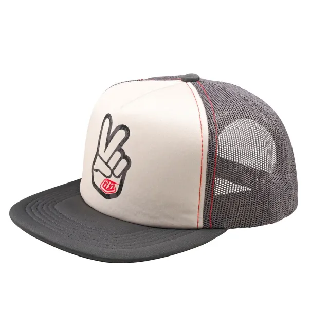 Troy Lee Designs Peace Out Trucker cappellino Vintage White snapback