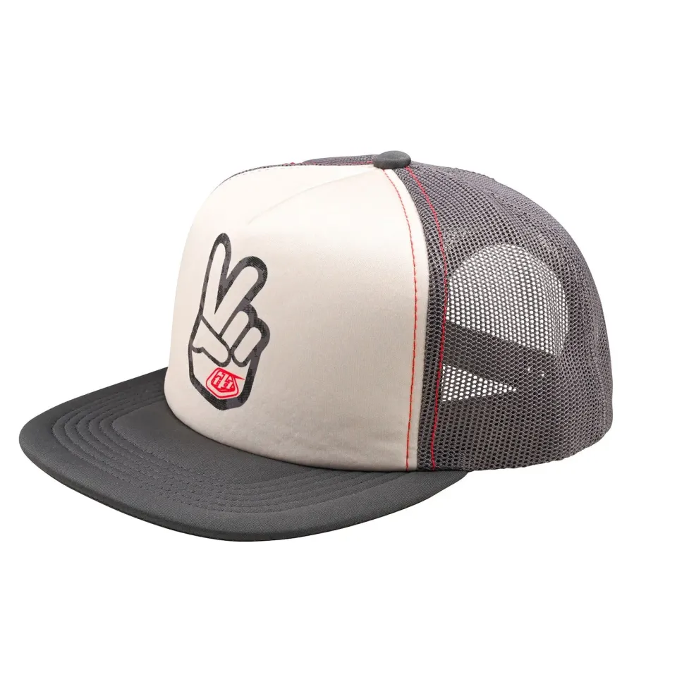 Troy Lee Designs Peace Out Trucker cappellino Vintage White snapback
