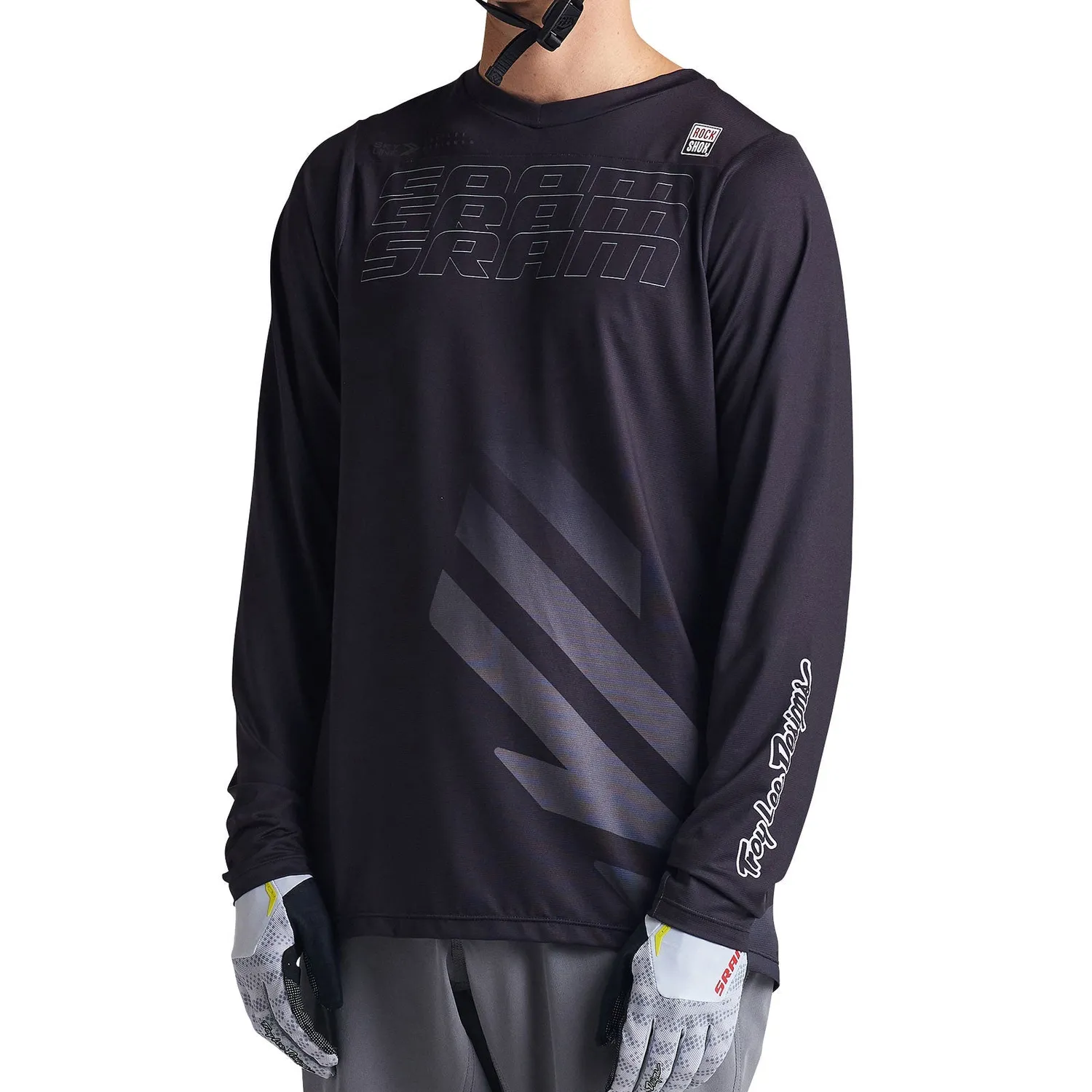 Troy Lee Designs Skyline LS SRAM Eagle One maglia MTB nera
