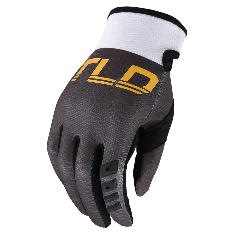 Troy Lee Designs GP Solid guanti moto donna grigio oro