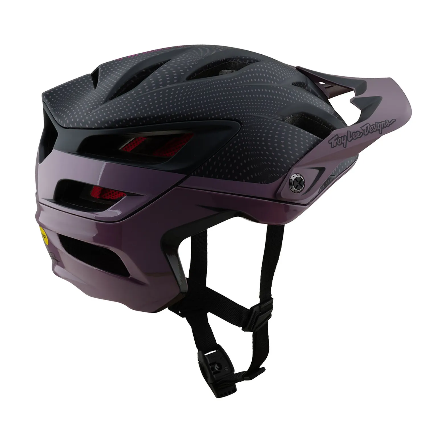 Troy Lee Designs A3 casco mtb viola MIPS misura M/L