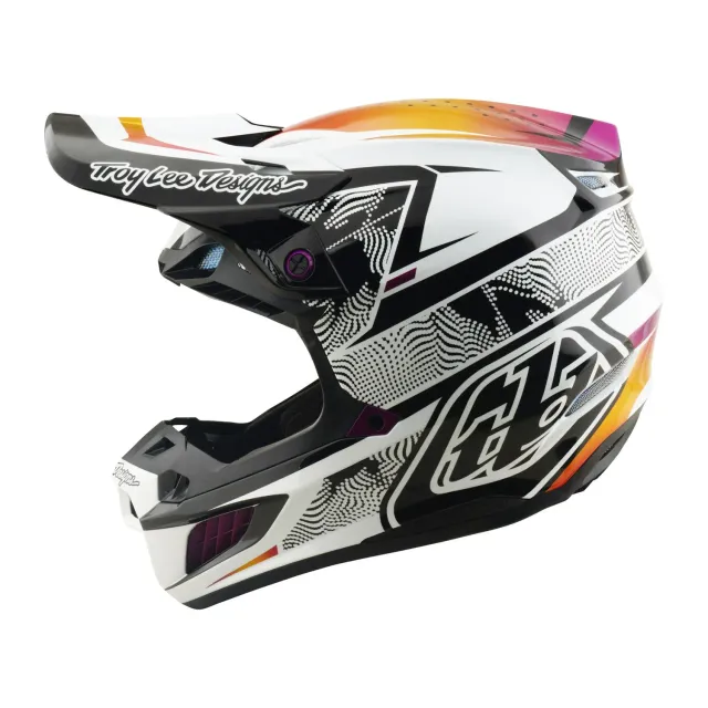 Troy Lee Designs SE5 Composite MIPS casco moto nero protettivo
