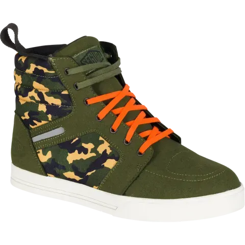 Segura Santana Khaki Camo scarpe moto impermeabili
