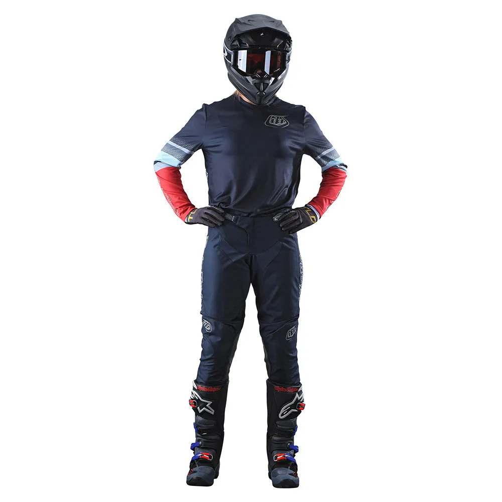 Troy Lee Designs GP Warped Maglia Moto Donna Charcoal