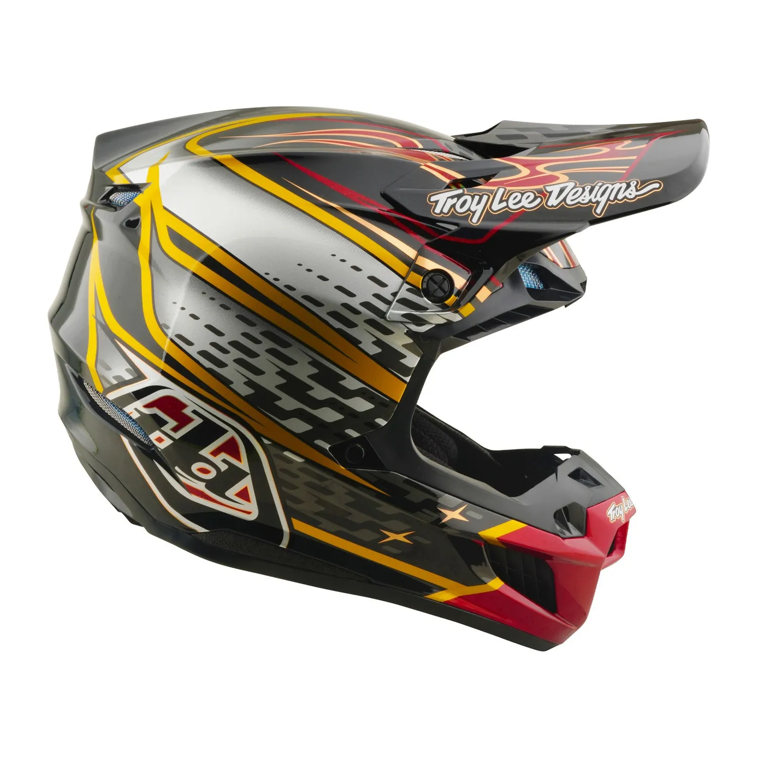 Troy Lee Designs SE5 Composite Wings casco moto nero