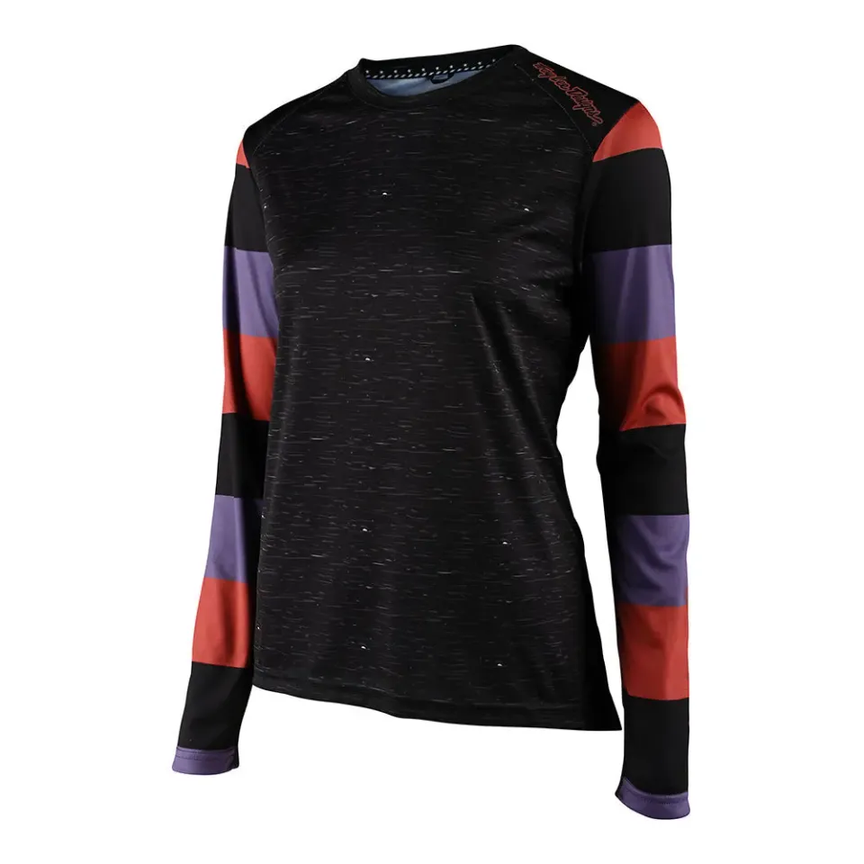 Troy Lee Designs Lilium maglia donna manica lunga Rugby Black