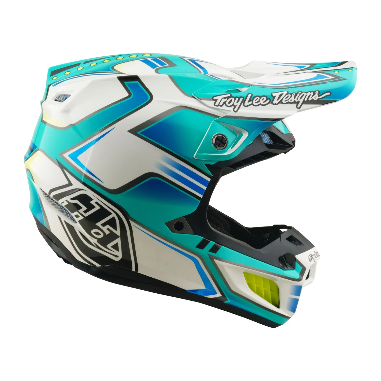 Troy Lee Designs SE5 Composite Crest casco moto MIPS teal