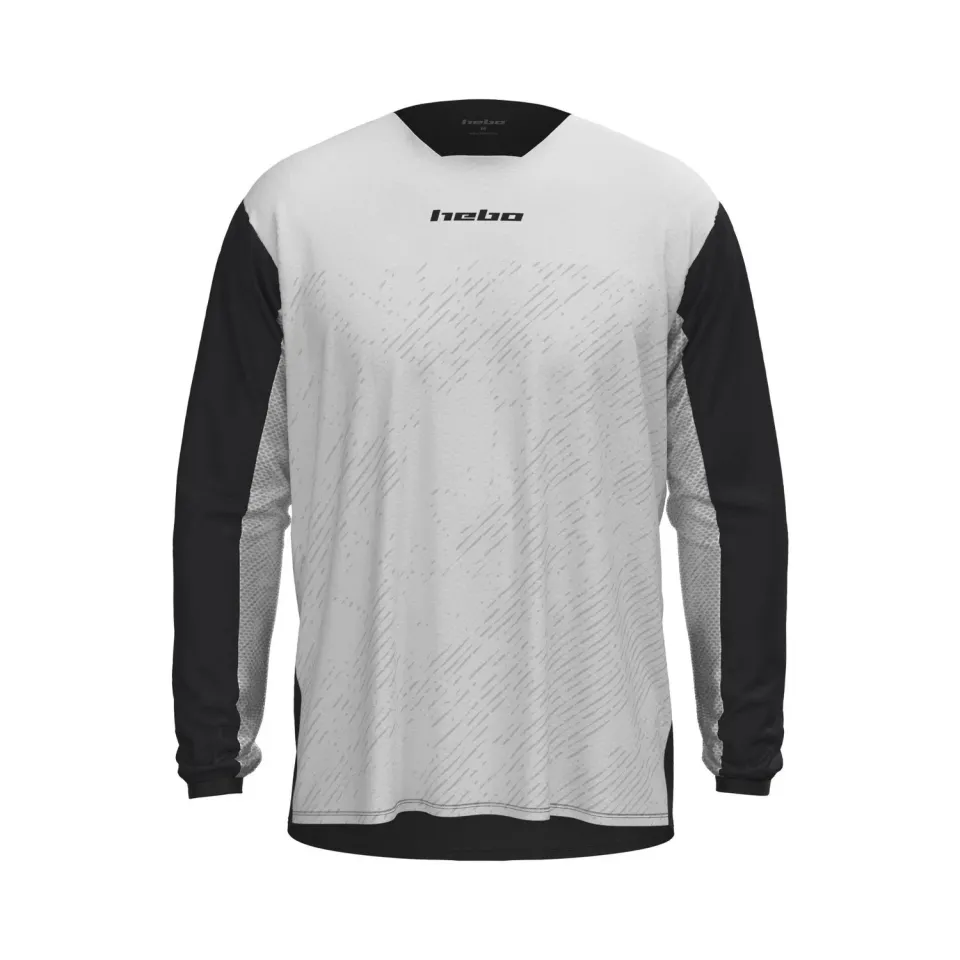 Hebo Scratch Xtrem maglia enduro nera traspirante