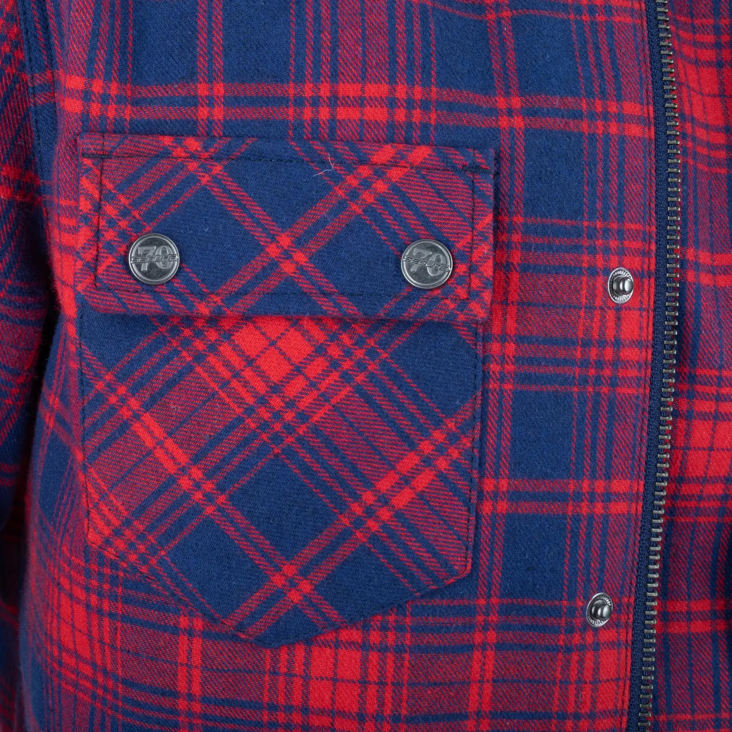 Segura Sierra camicia moto blu rosso impermeabile