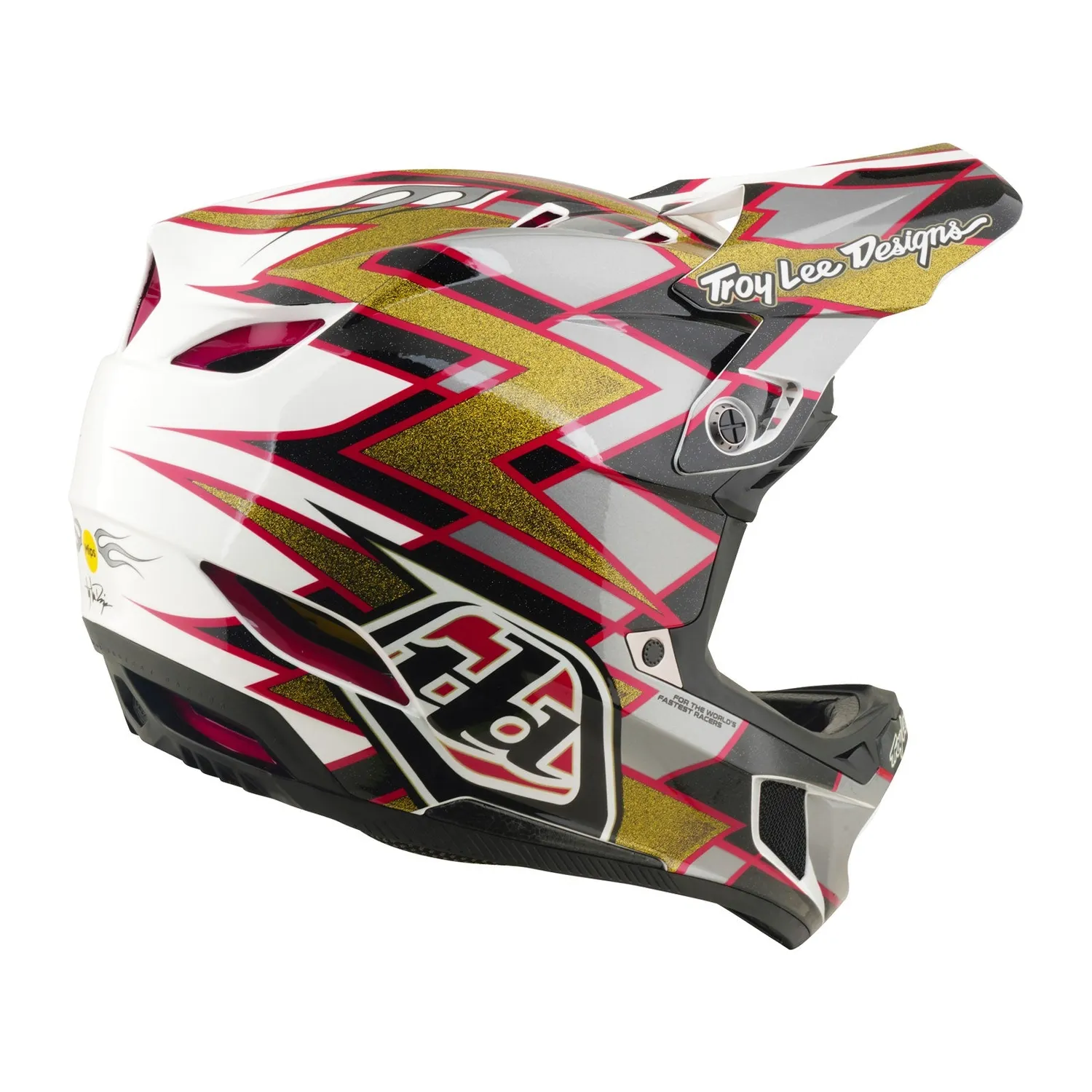 Troy Lee Designs D4 Composite MIPS casco integrale nero
