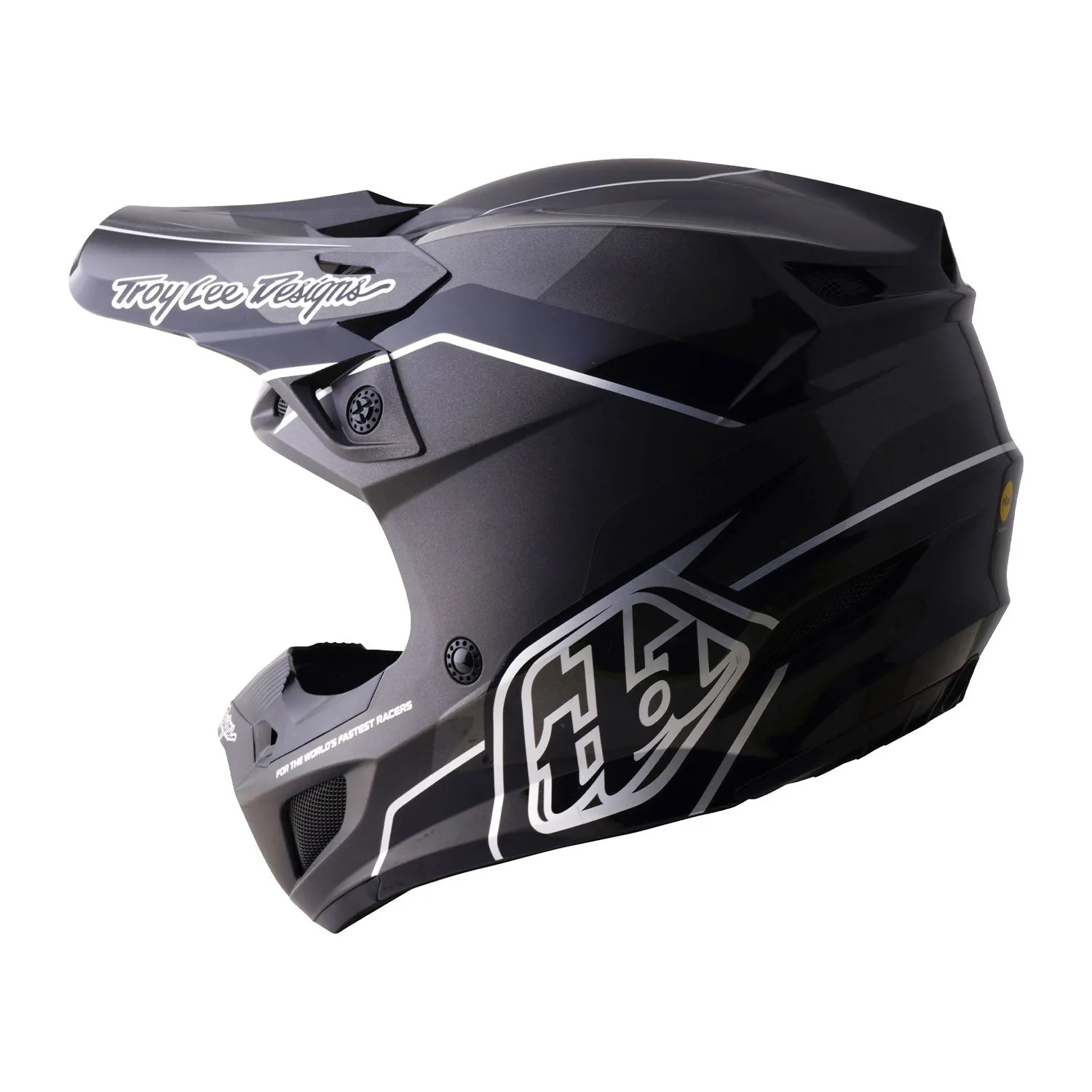 Troy Lee Designs SE5 Polycarbonate MIPS casco moto nero