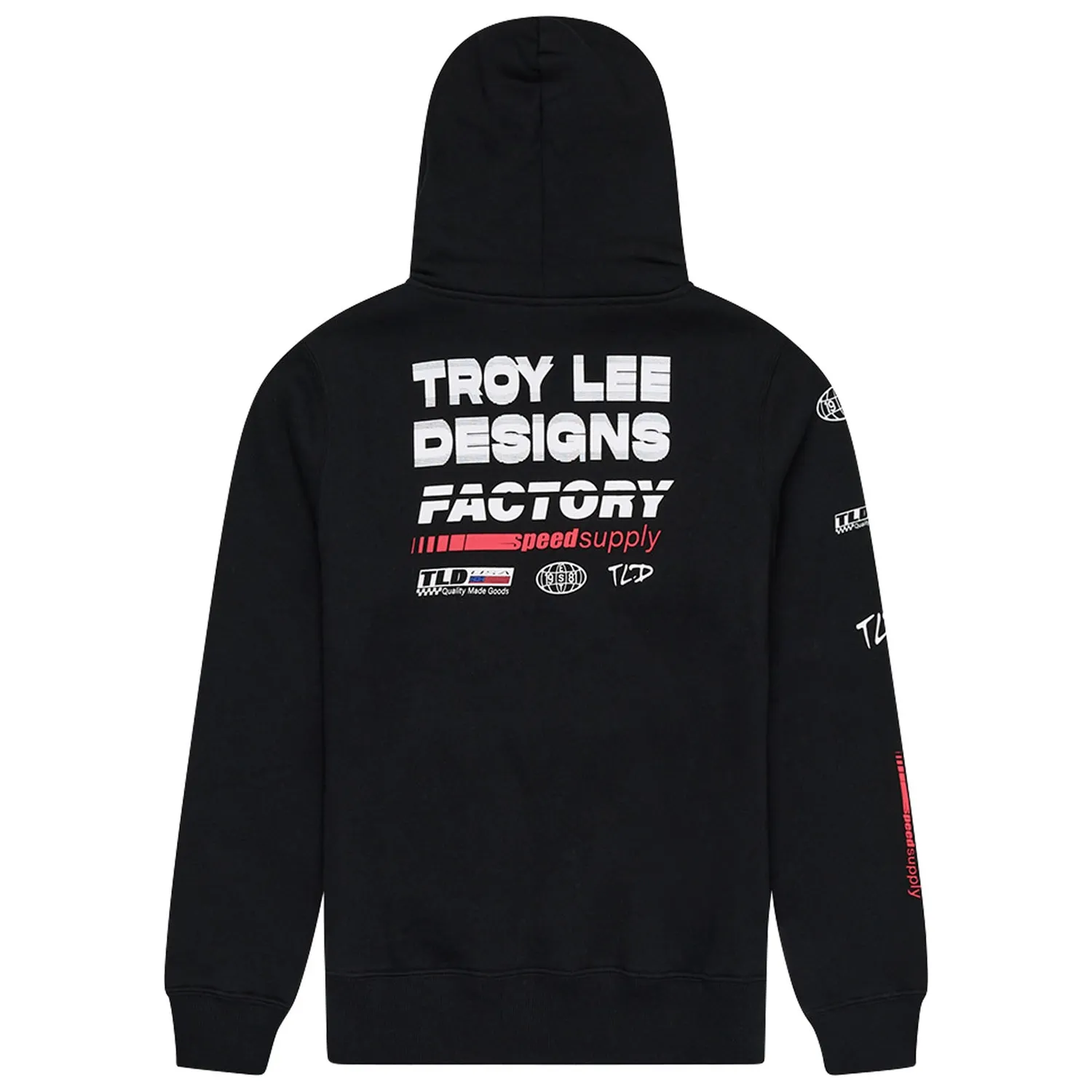 Troy Lee Designs Youth felpa pullover factory nero