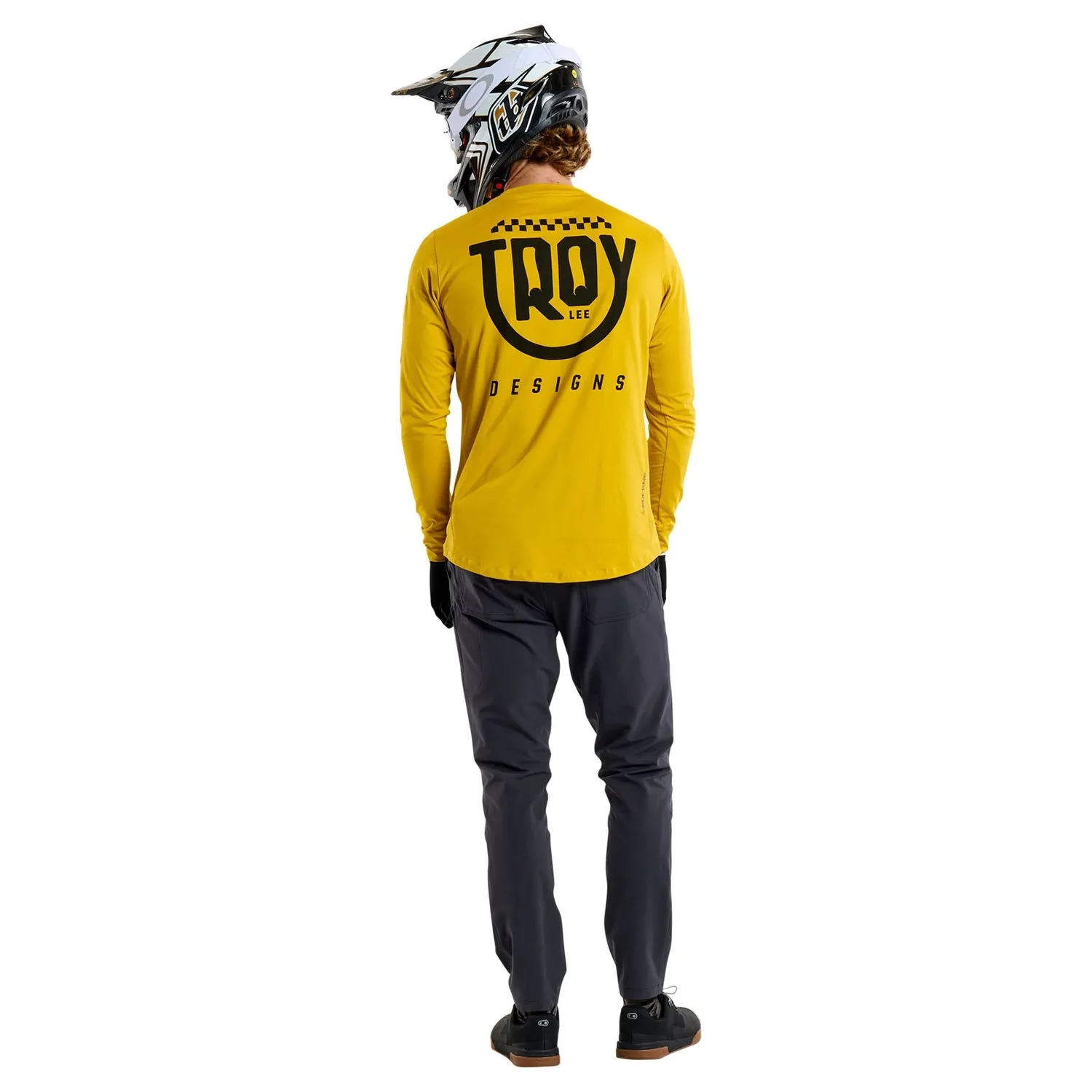 Troy Lee Designs Ruckus Maglia Bici Gialla Manica Lunga MTB