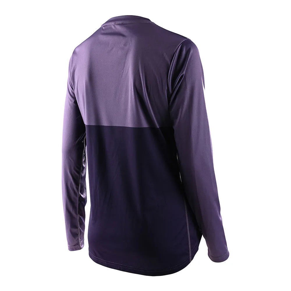 Troy Lee Designs Lilium Block Maglia MTB Donna Viola