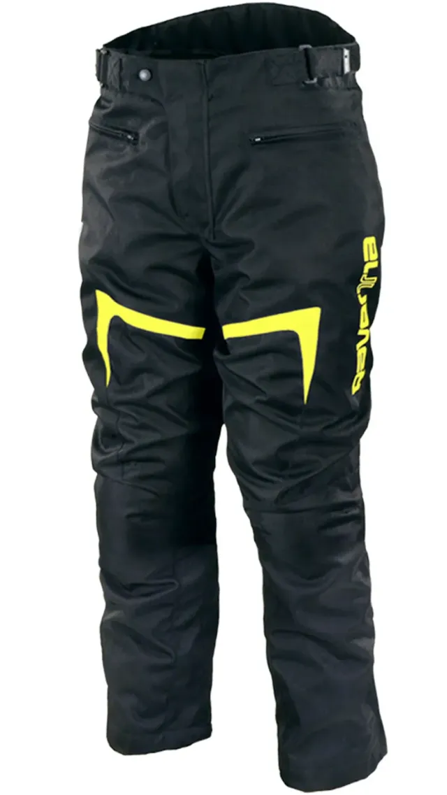 Ravenna Apparel pantaloni moto tessile nero giallo impermeabili