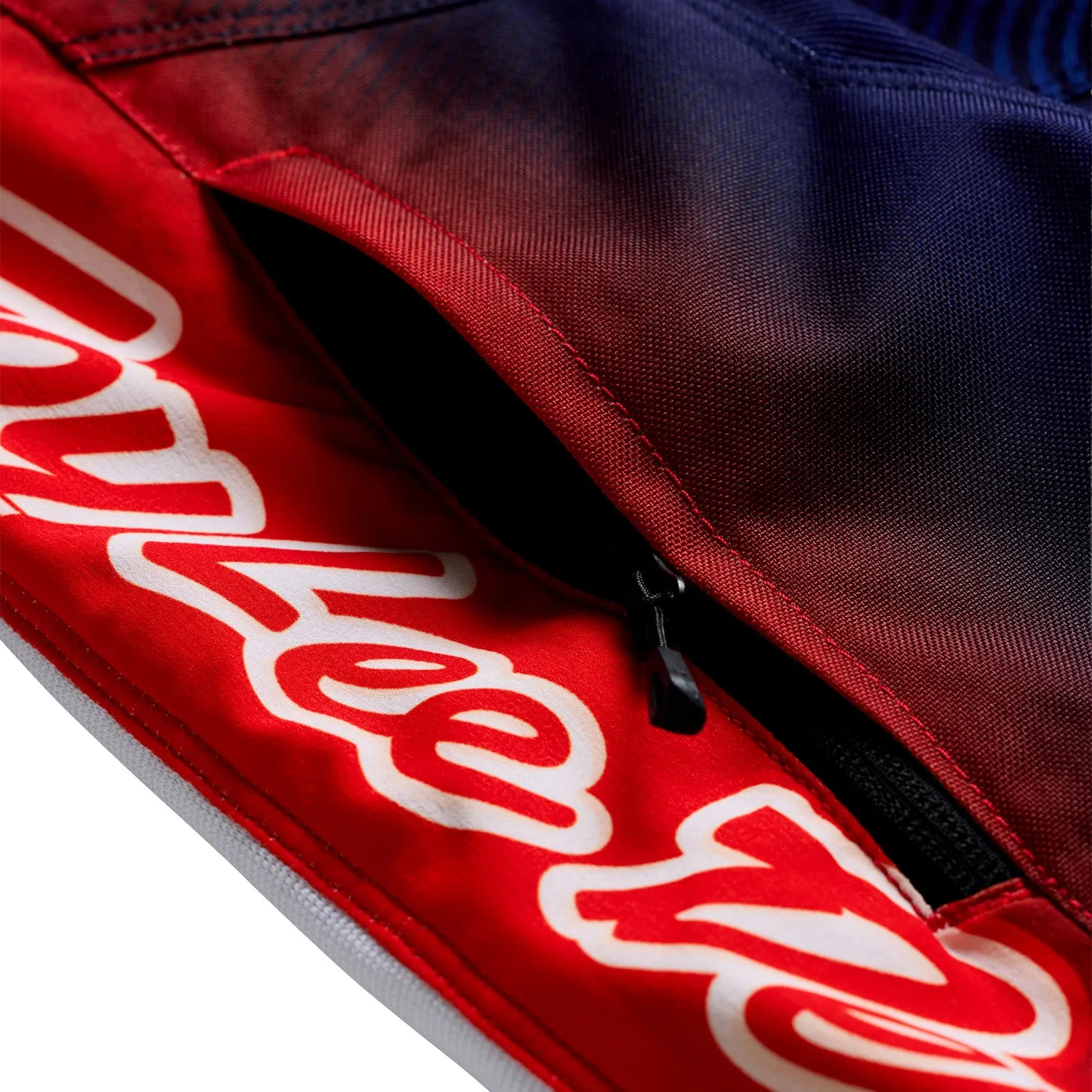 Troy Lee Designs GP Pro Imprint pantaloni moto blu arancio 32