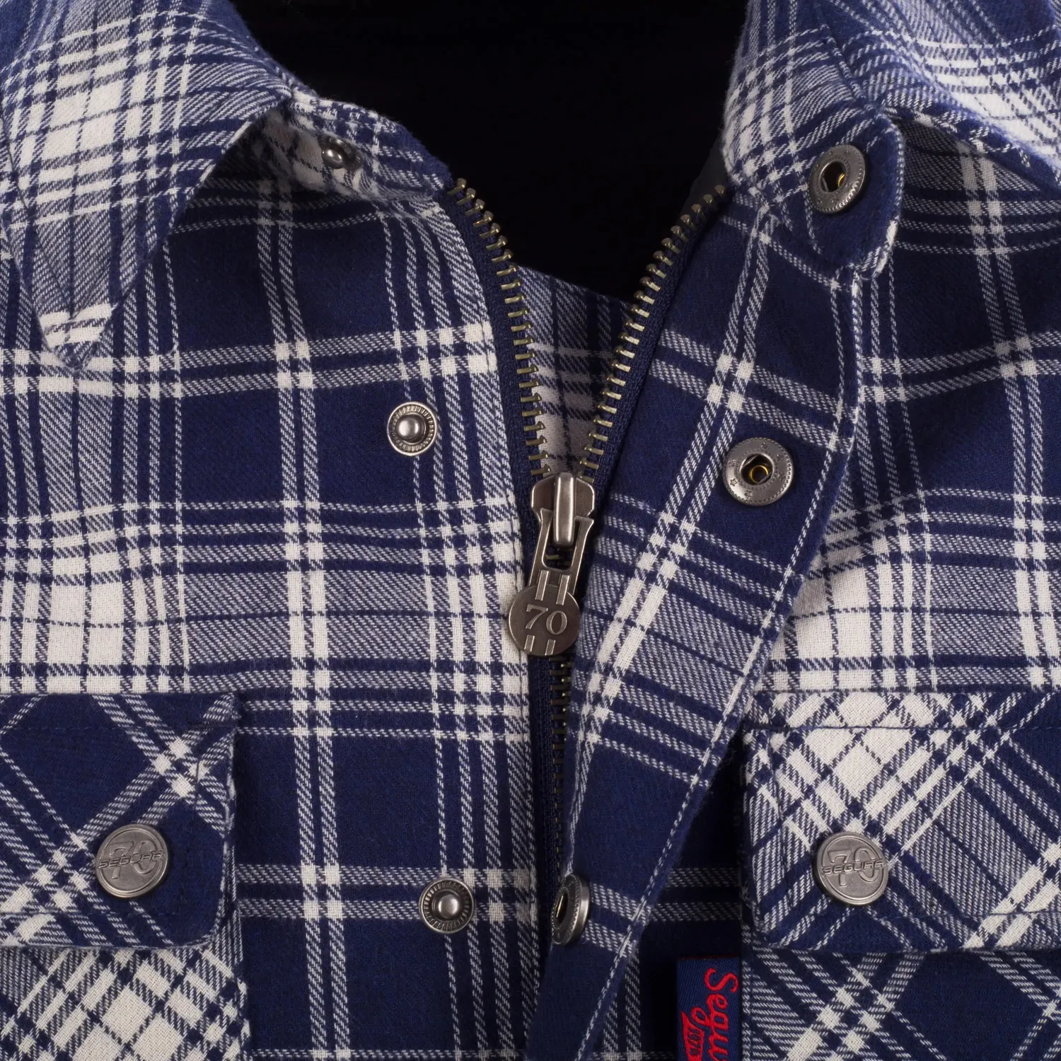 Segura Sierra camicia moto uomo blu impermeabile