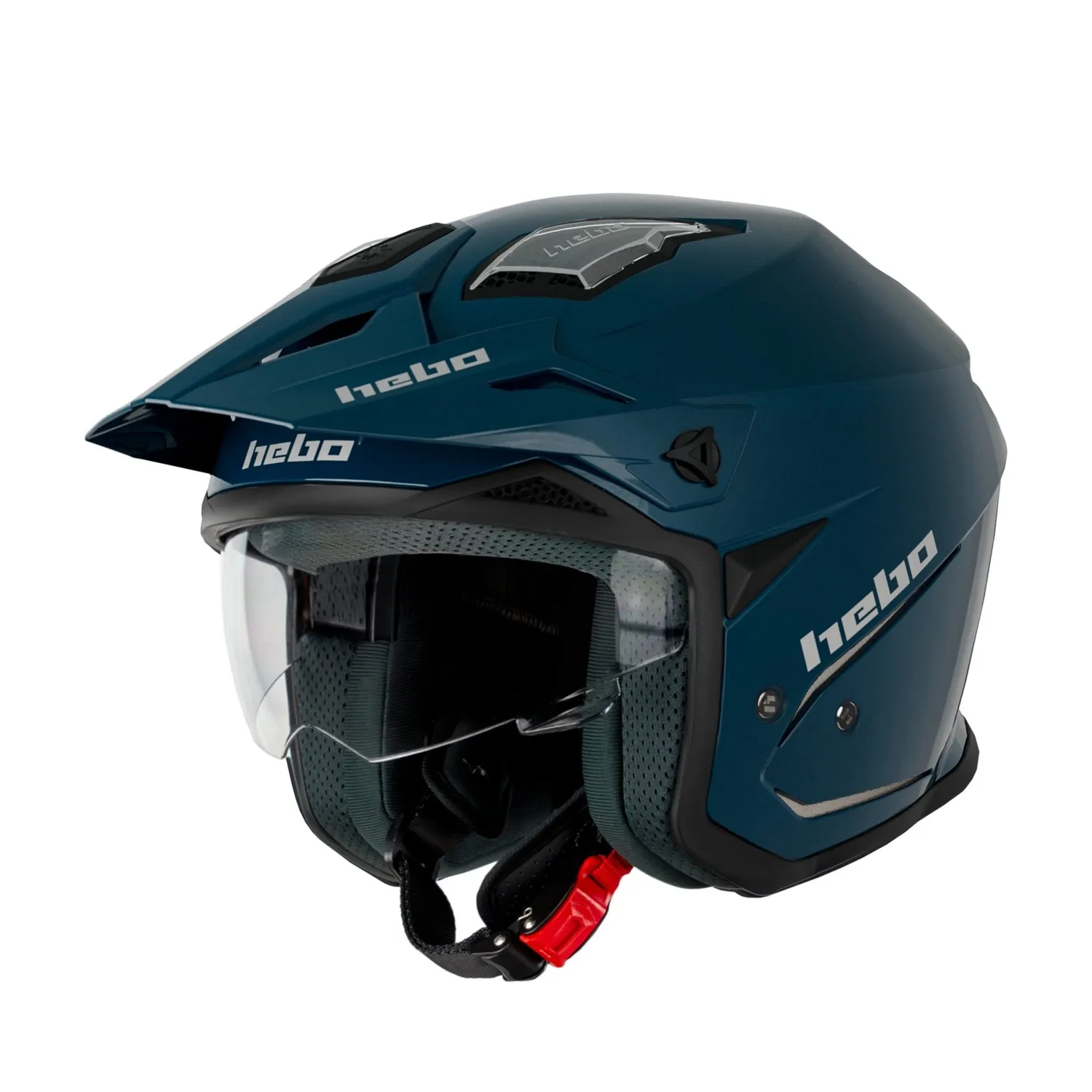 Hebo Zone 5 Duo casco trial blu omologato ECE 22-06