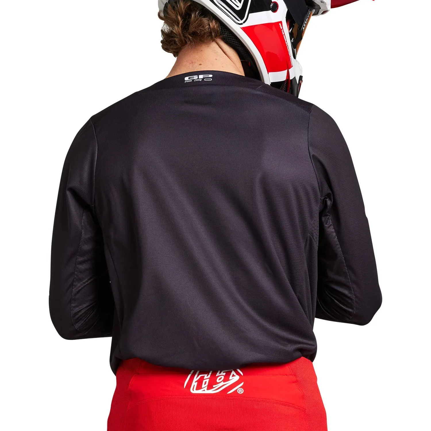 Troy Lee Designs GP Pro Boltz maglia moto nera rinforzata quotidiana