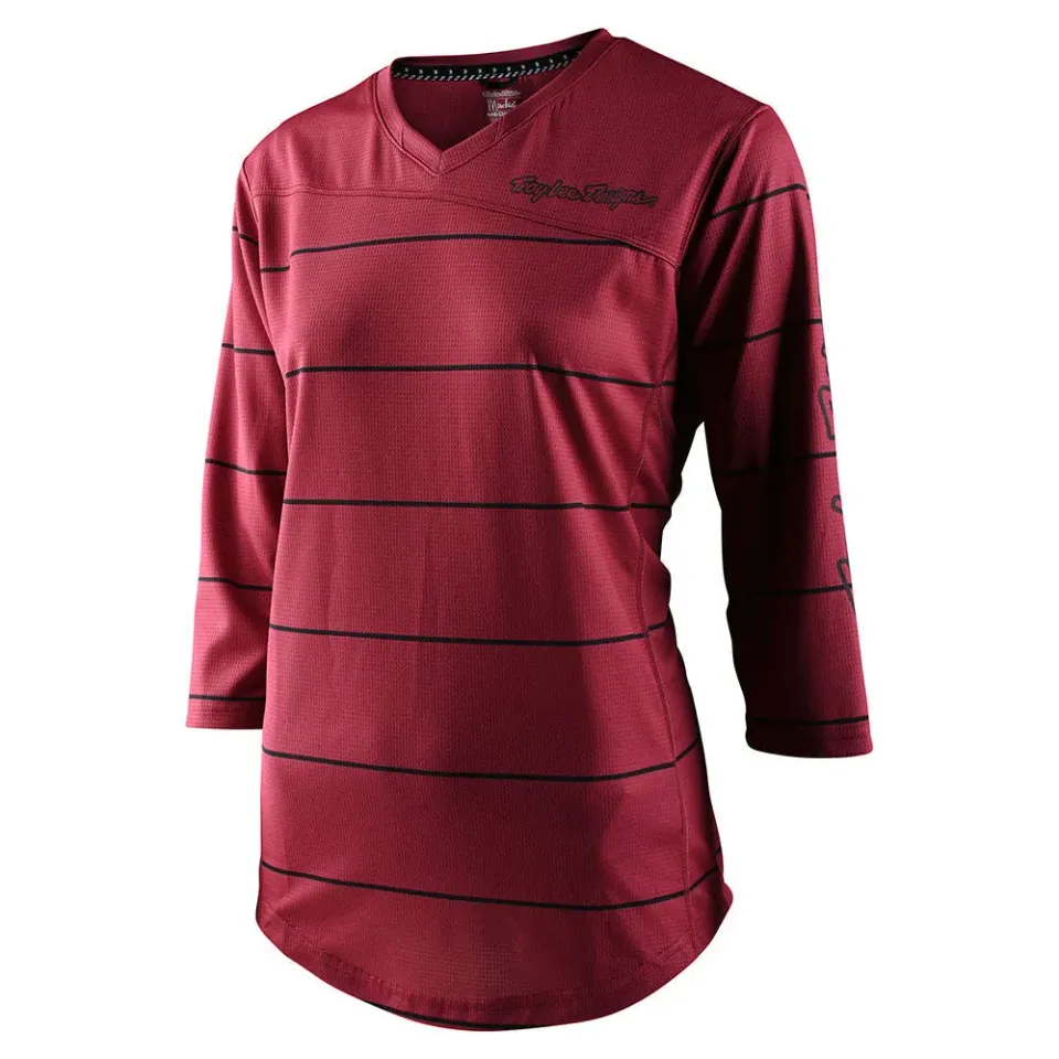Troy Lee Designs Mischief Pinstripe maglia bici donna Elderberry