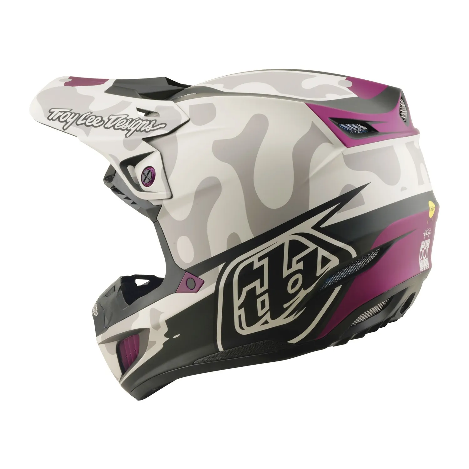 Troy Lee Designs SE5 Composite MIPS casco cross pumice composito