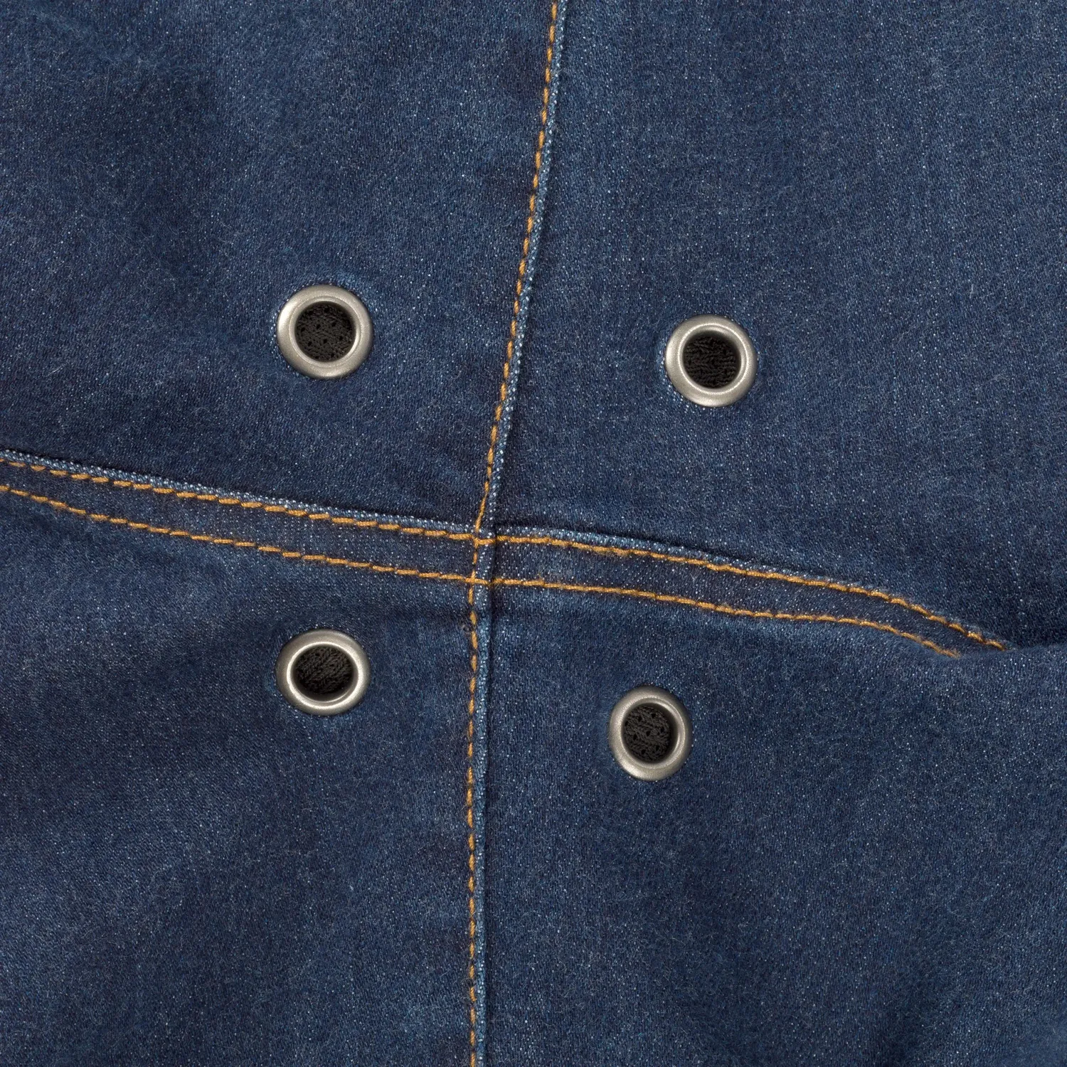 Segura Hunky giubbotto moto uomo blu in denim elasticizzato