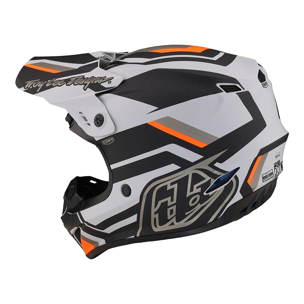 Troy Lee Designs GP Apex Grey Orange casco moto cross