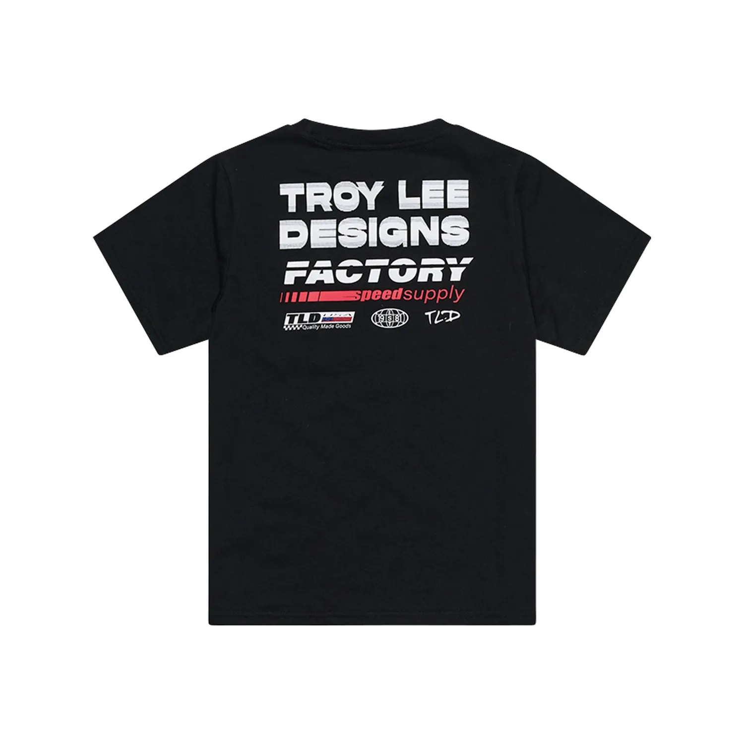 Troy Lee Designs Factory maglietta ragazzo nera manica corta