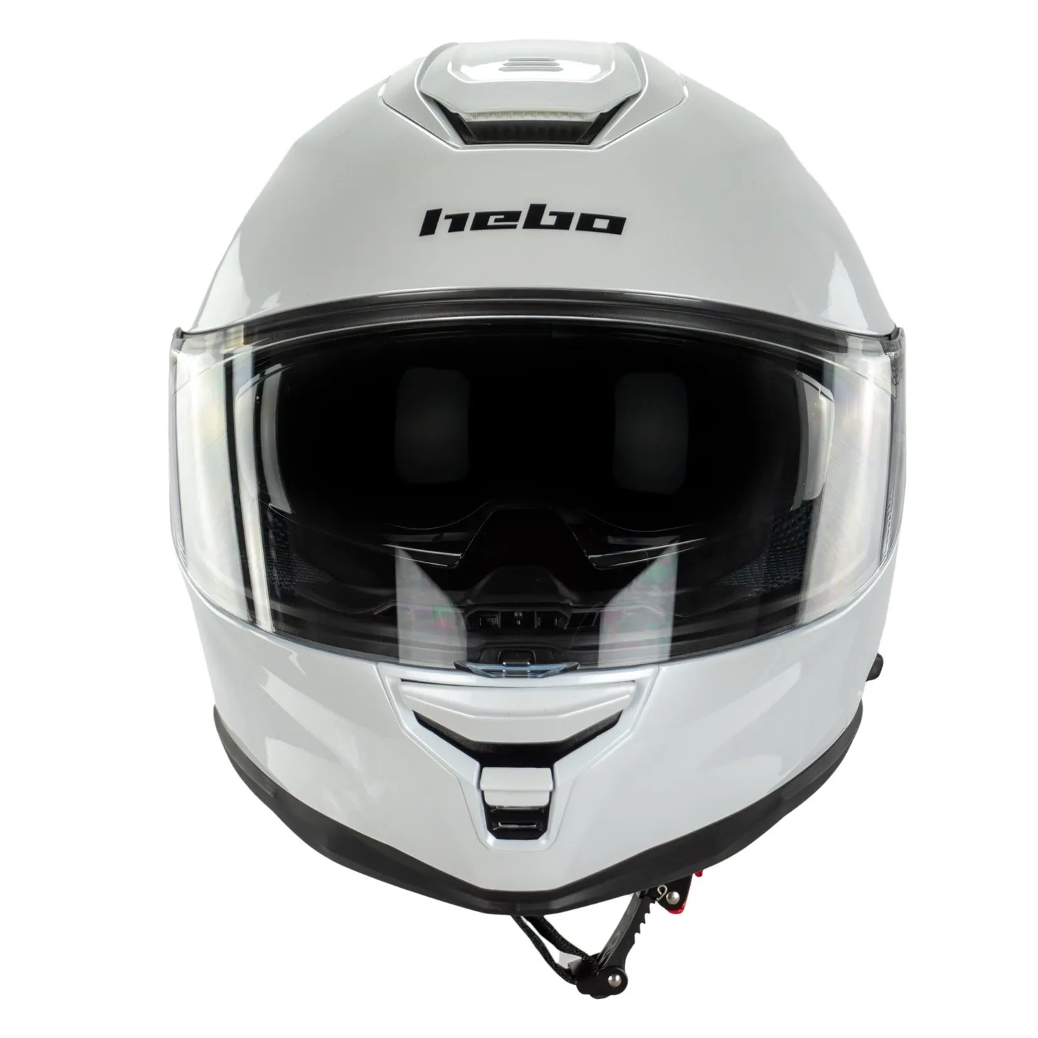 Hebo HC3321B casco integrale bianco visiera solare