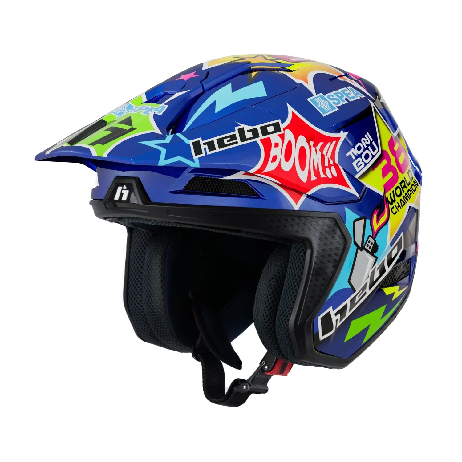 Hebo Zone Pro Toni Bou casco trial fibra 1050 g