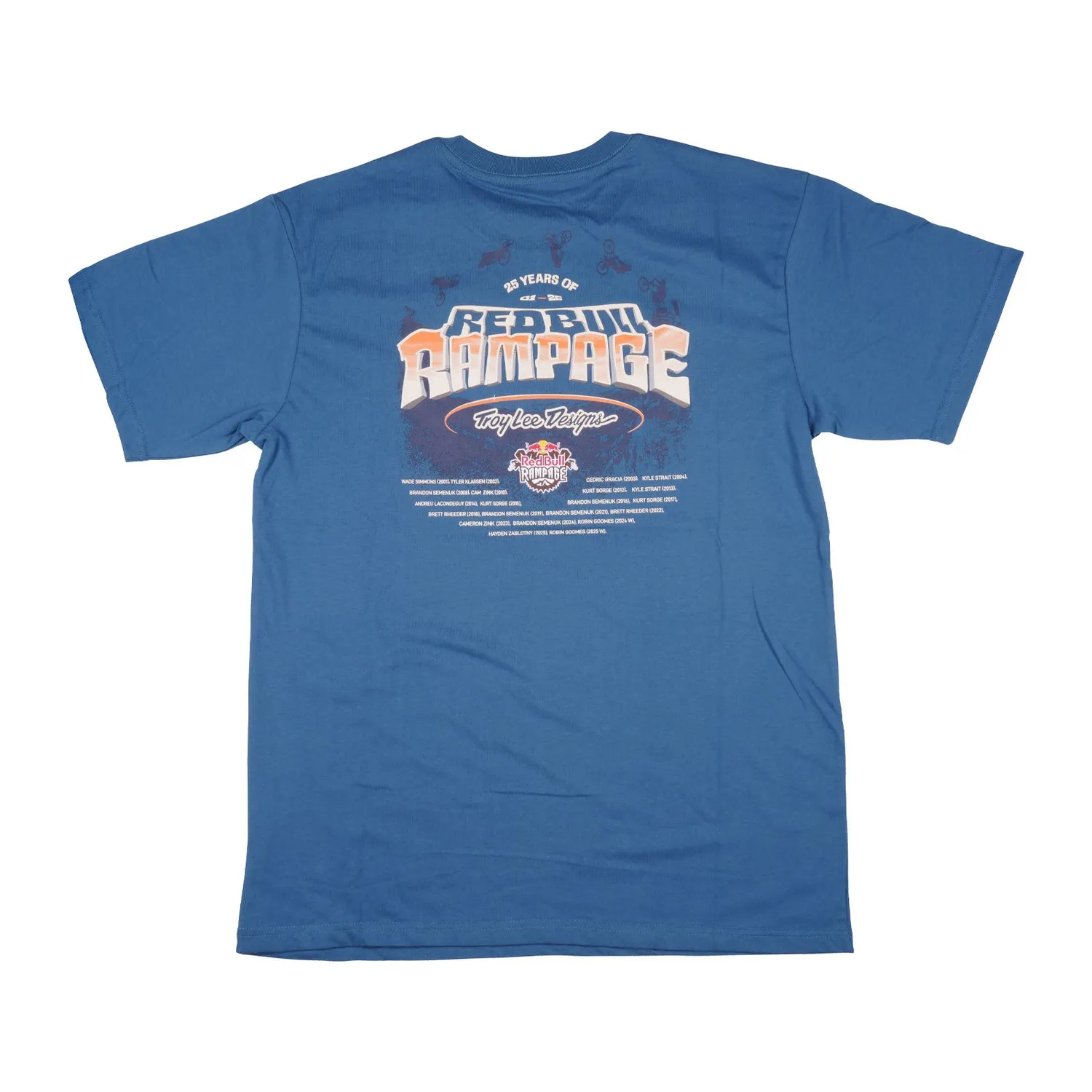 Troy Lee Designs Rampage Canyon Gap T-Shirt Blu Smoke