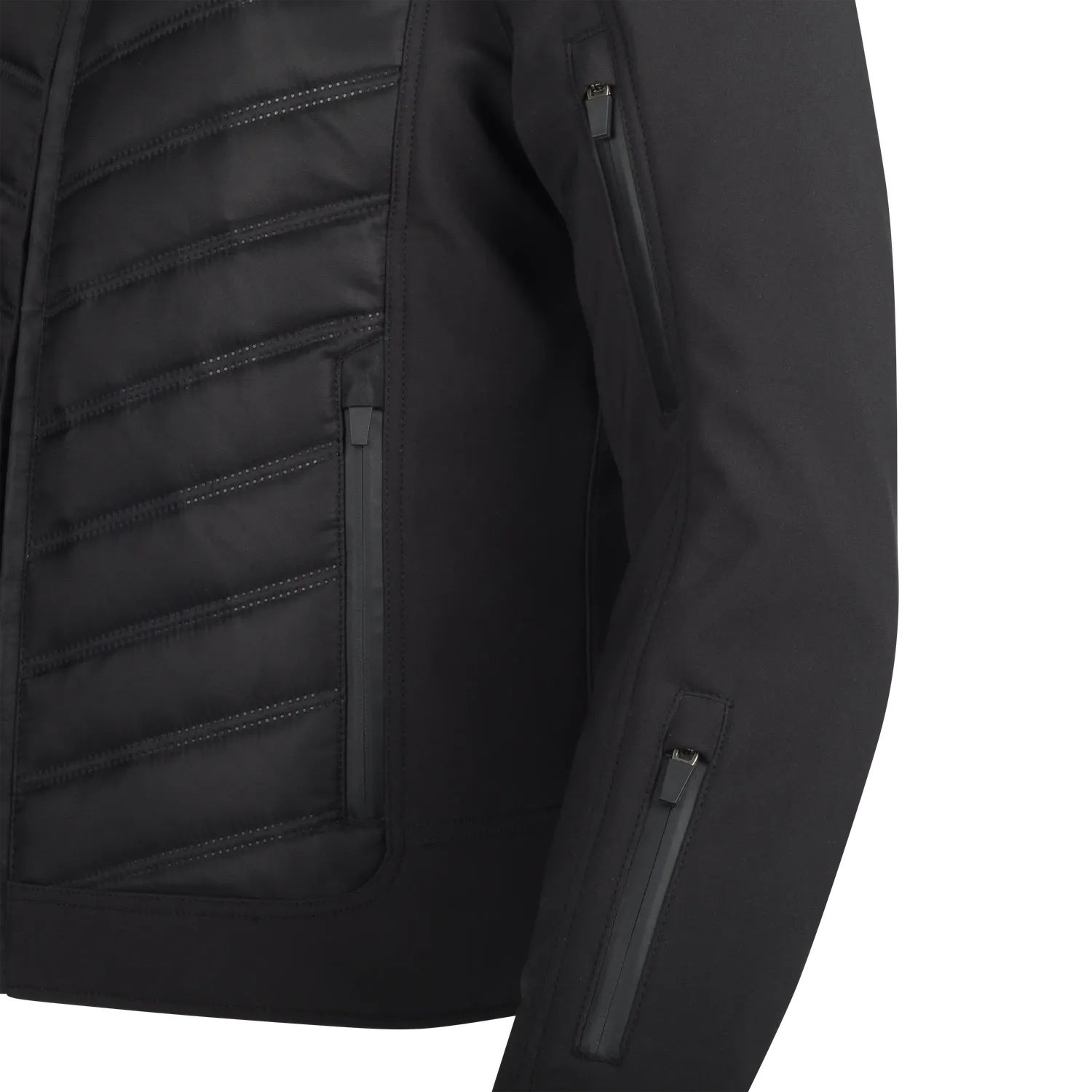 Segura Natcho 2 giacca moto nero giallo softshell