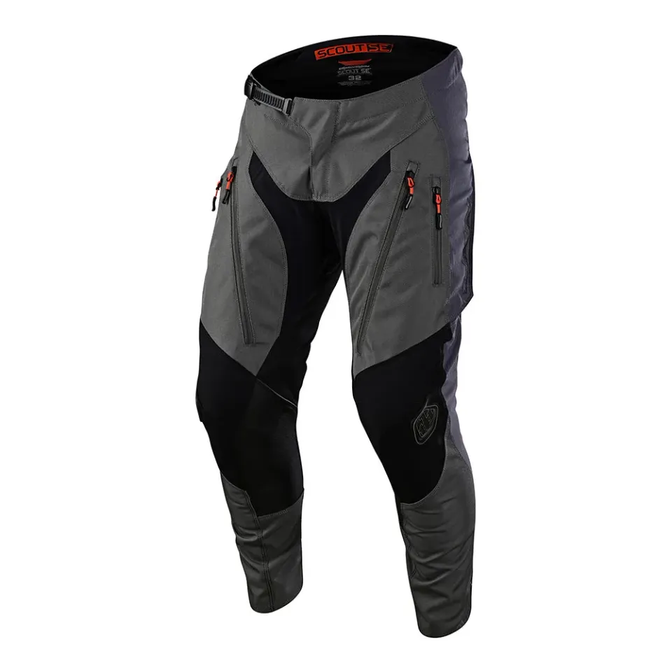 Troy Lee Designs Scout SE pantaloni moto grigio nero