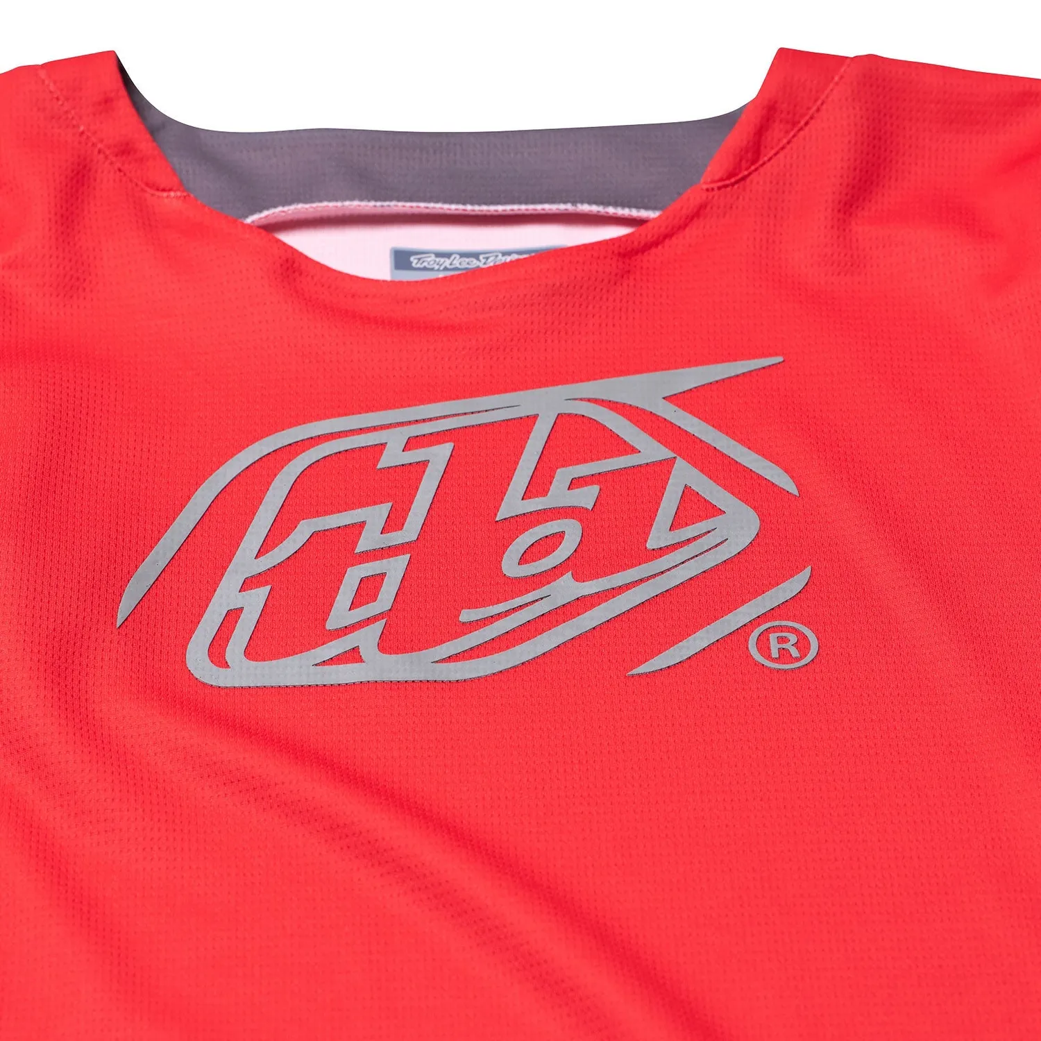 Troy Lee Designs GP Pro Icon maglia cross rosso grigio