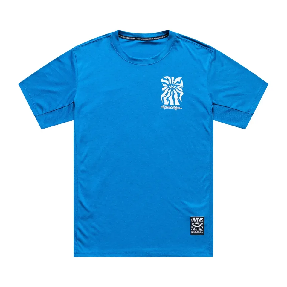 Troy Lee Designs Skyline Ride maglia bici Aero Blue DriRelease