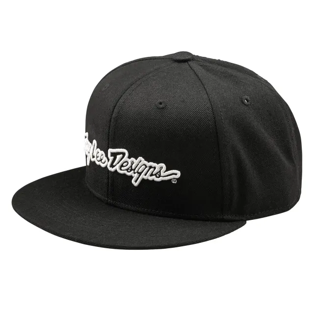Troy Lee Designs Flat Bill Snapback cappellino nero