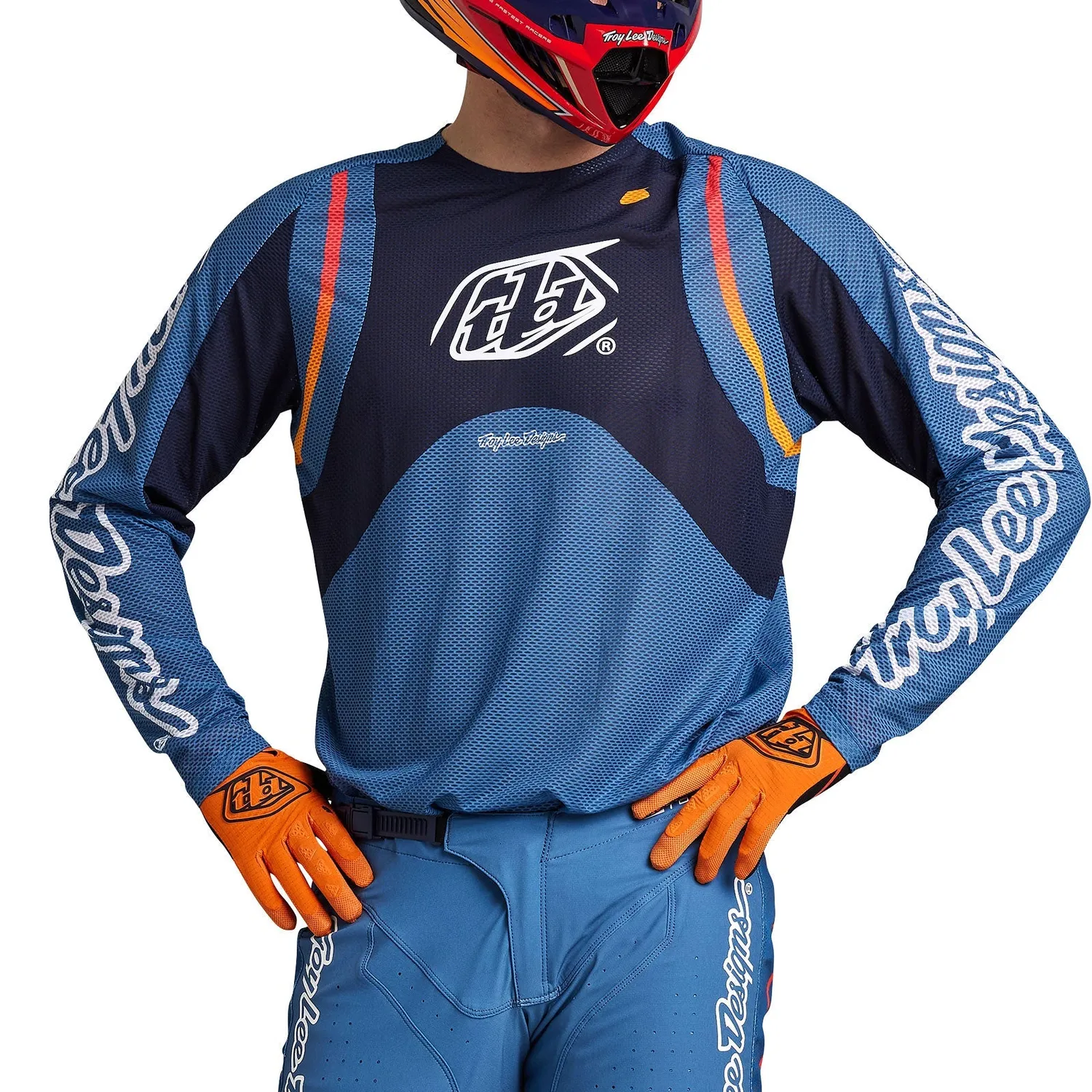Troy Lee Designs SE Pro Air maglia motocross Blue ventilata