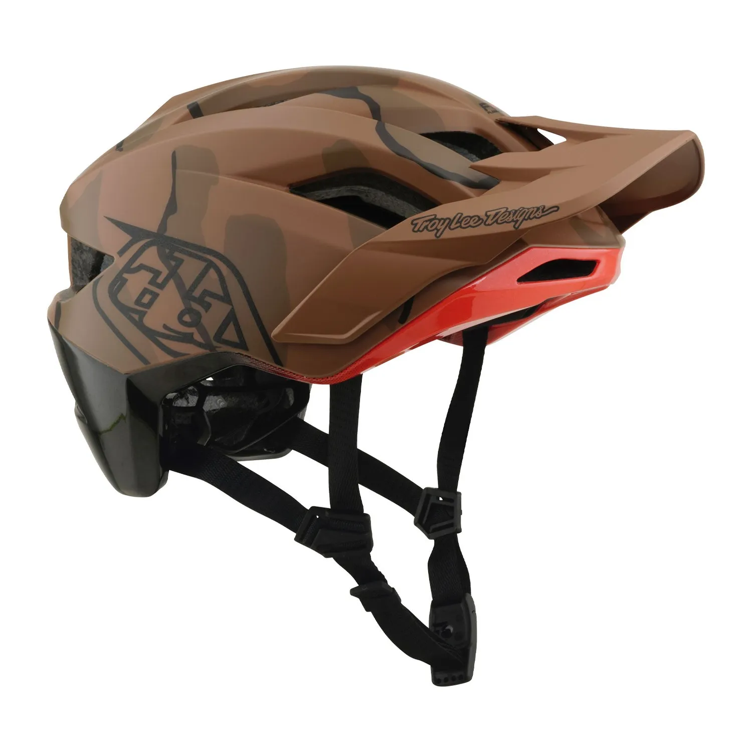 Troy Lee Designs Flowline SE casco bici Sienna Camo MIPS