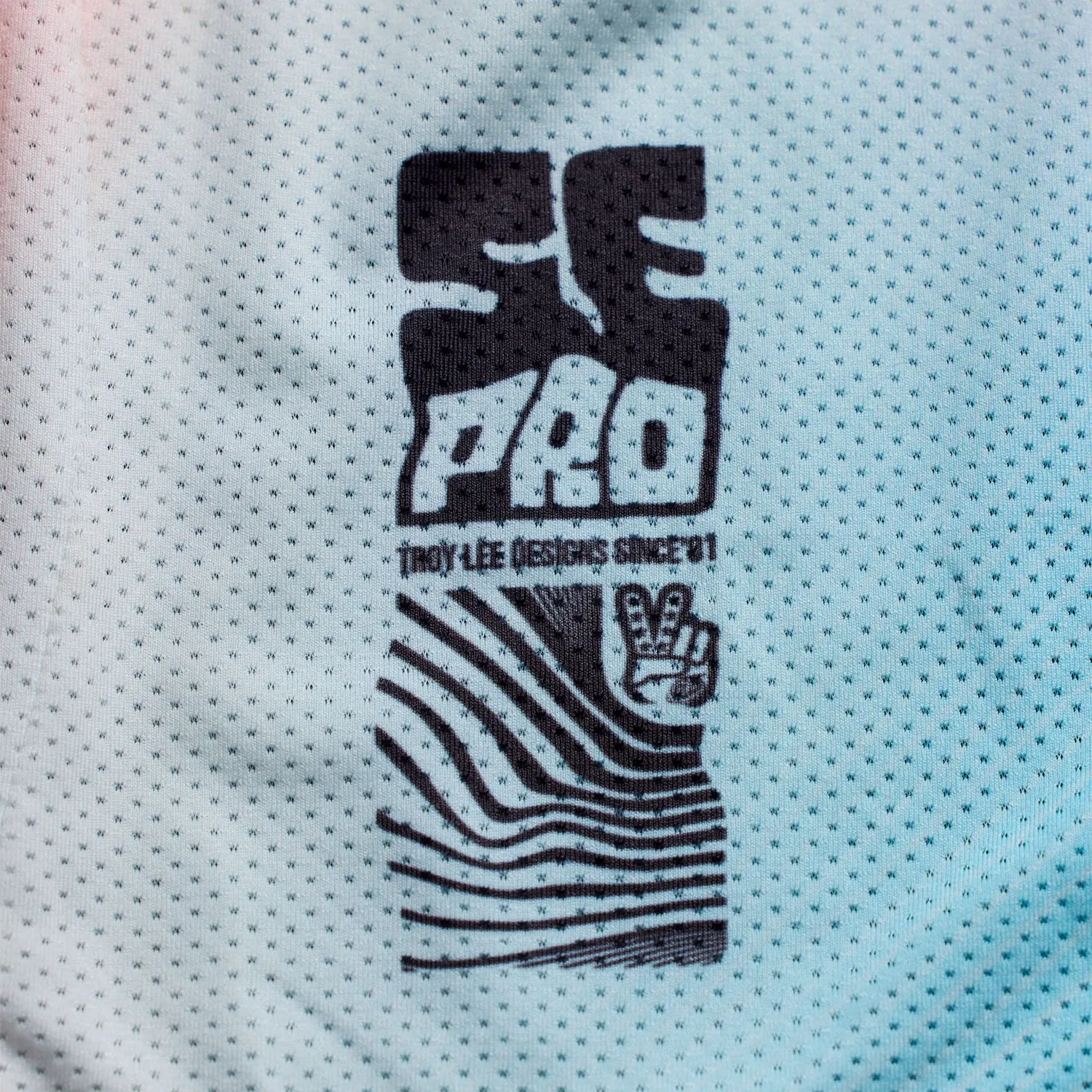 Troy Lee Designs SE Pro maglia moto bianco gunmetal
