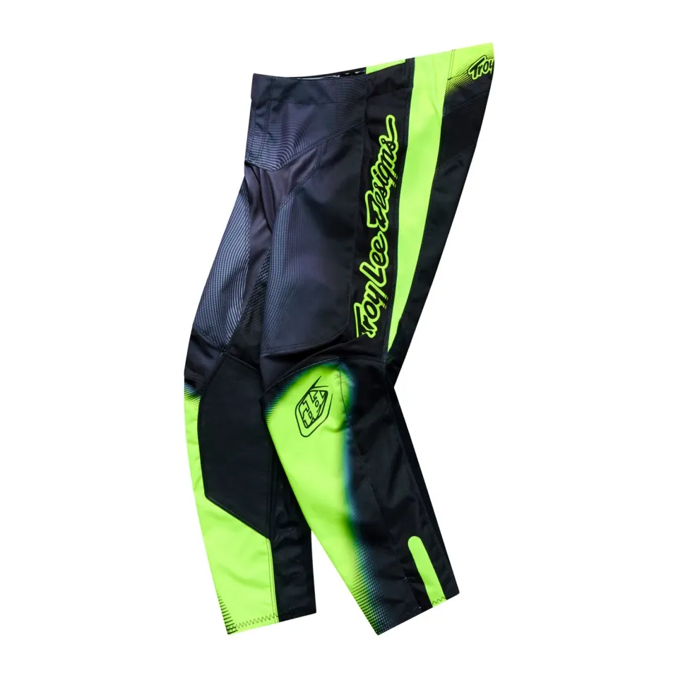 Troy Lee Designs GP Pro Imprint pantaloni moto Gray Flo Yellow ventilati